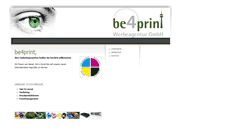 Desktop Screenshot of be4print.net